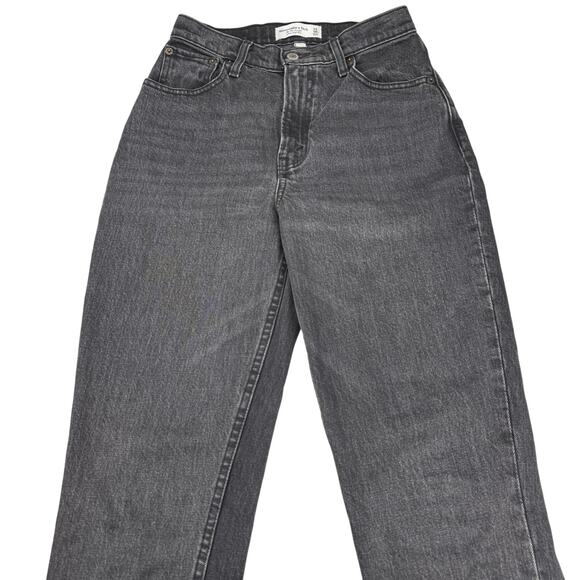 ABERCROMBIE & FITCH The 90's Straight Ultra High Rise Jean Curve Love Sz 24 - Picture 3 of 7